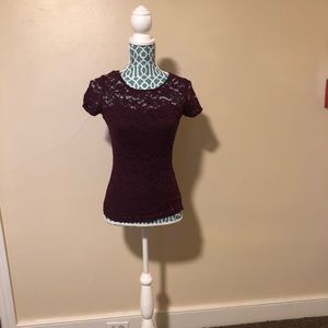 Purple Garage Shirt Sz Sm